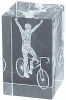 2100-10 Cycling Trophies glass CUB 8CM