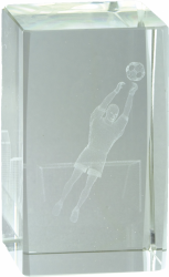 2100-05 Football glass CUB 8CM