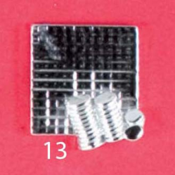 3340-13 Aplic resina Metal·litzat 6CM